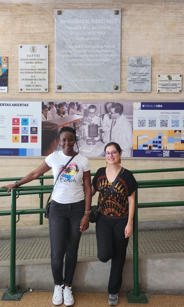 Unsere Doktorandinnen Frau Hazel Simila und Frau Marcela Arango Ospina an der Universidad Tecnológica Nacional in Argentinien