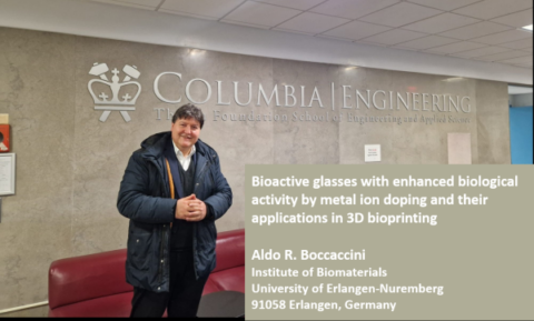 Foto von Prof. Boccaccini an der Columbia University