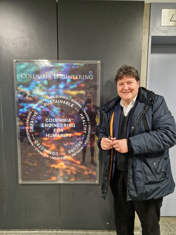 Foto von Prof. Boccaccini an der Columbia University