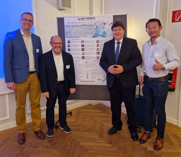 Bild von Prof. Boccaccini und Teilnehmenden am Bioremia Workshop in Wien