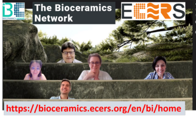 Zoom-Screenshot des Online-Meetings des ECERS Biokeramik-Netzwerks
