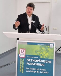 Zum Artikel "Prof. Aldo R. Boccaccini: eingeladener Redner beim Symposium „Aktueller Stand der orthopädischen Forschung“ an der Universität Regensburg"