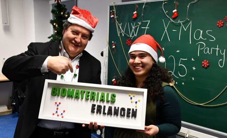 Jahresabschlussfeier und Weihnachtsessen 2025 am Lehrstuhl für Biomaterialien