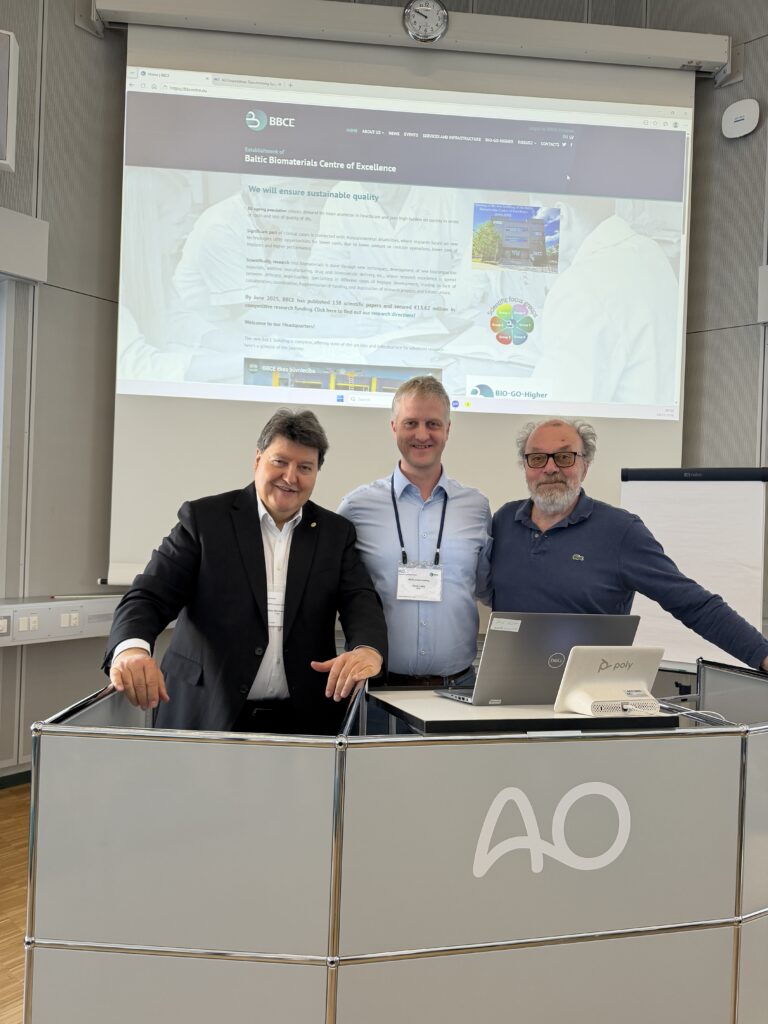 Jahresversammlung des Projekts „Baltic Biomaterials Centre of Excellence” (BBCE)